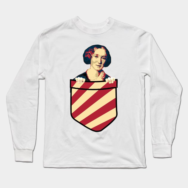 George Eliot In My Pocket Long Sleeve T-Shirt by Nerd_art